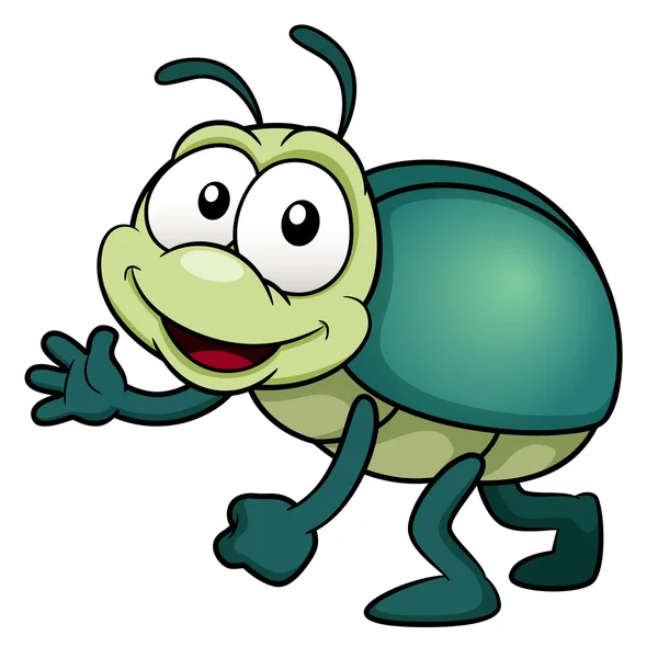 Cartoon bug — Stockvector