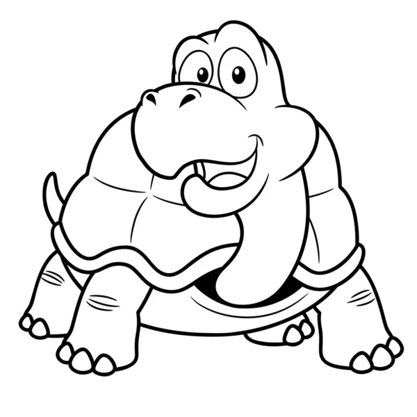 Cartoon schildpad — Stockvector