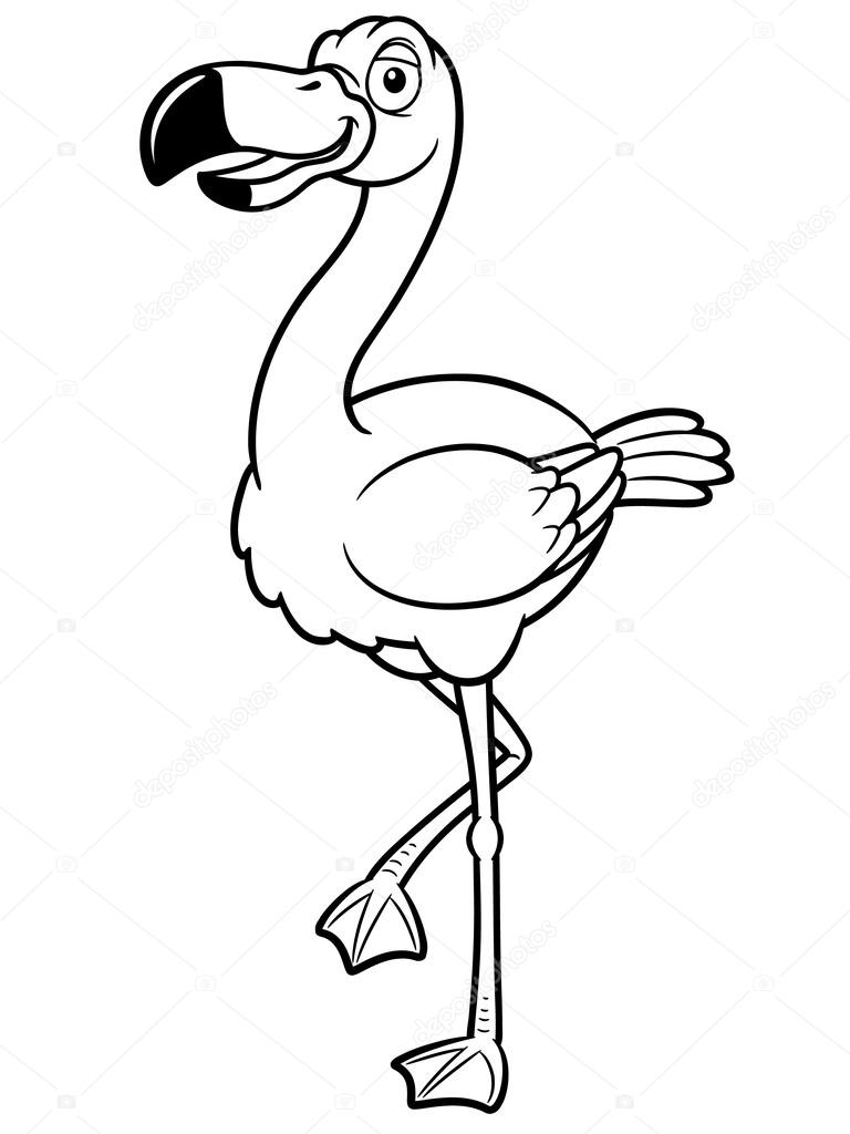 Cartoon flamingo Stock Vector Image by ©sararoom #28936915