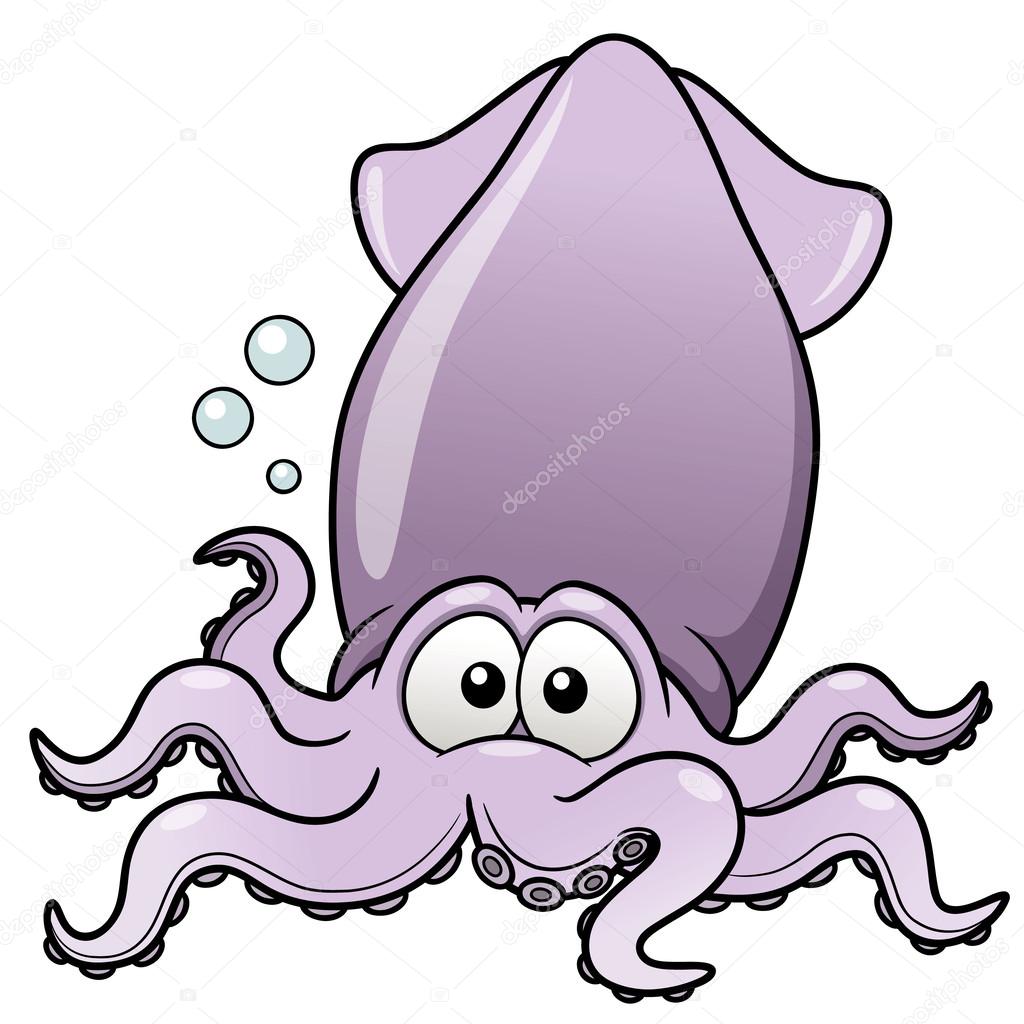 Resultat d'imatges de calamar dibujo