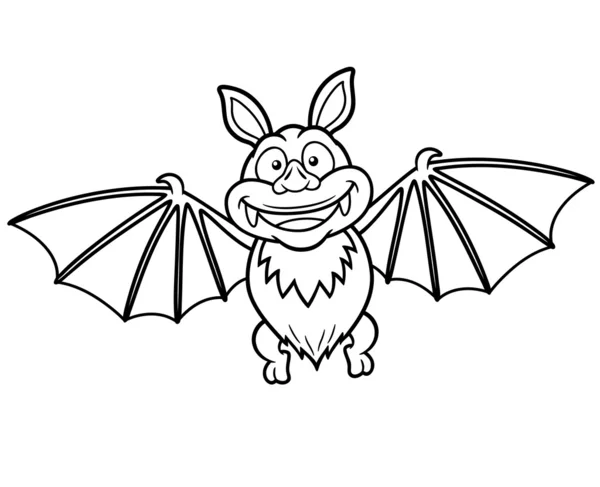 Cartoon bat — Stock Vector