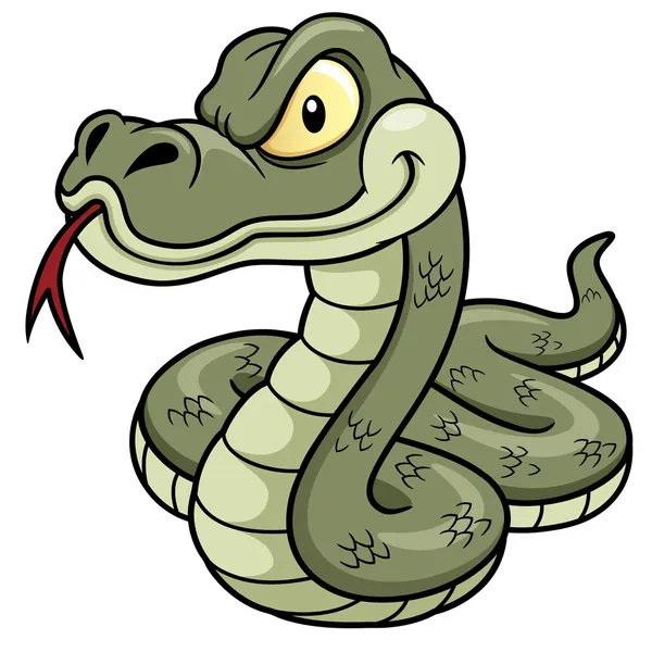 Cartoon Snake — Stock Vector