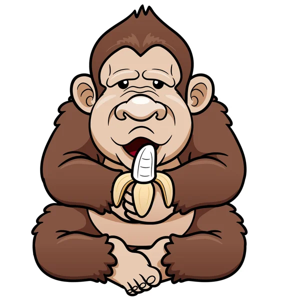 Kreslená opice — Stockový vektor