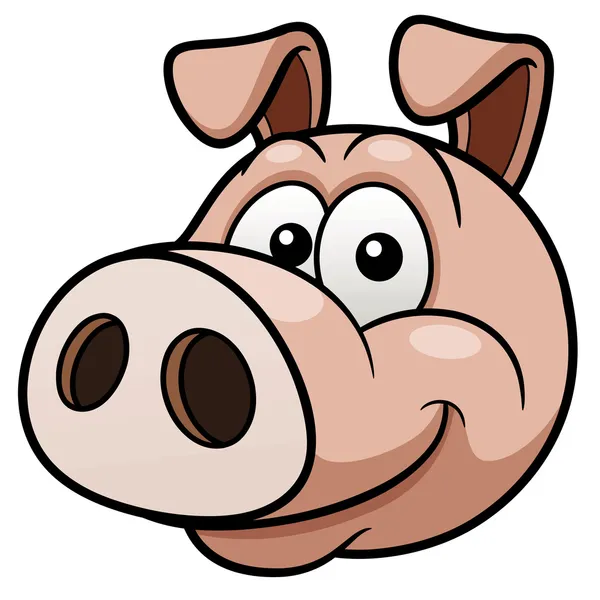 Featured image of post Smiling Cartoon Pig Face Pig face a smiling pig cartoon clipart vector toons