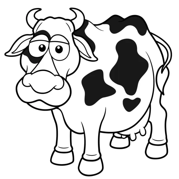 Cow cartoon — Stock Vector