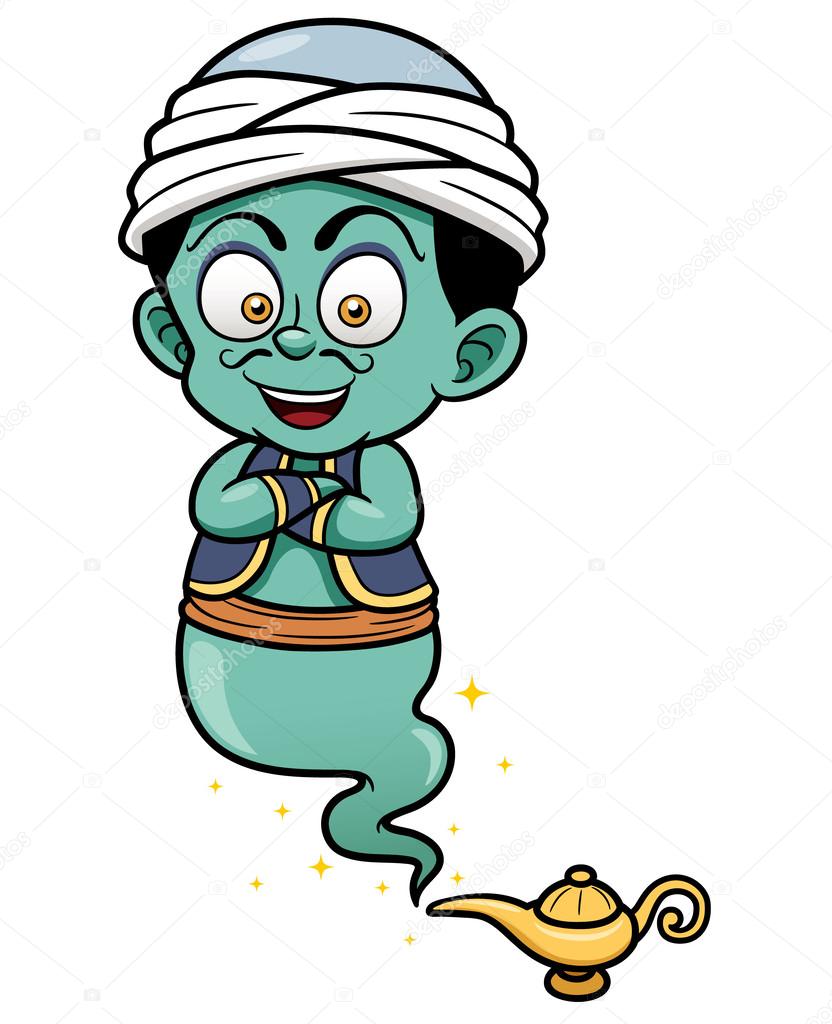 Genie just came out of the lamp