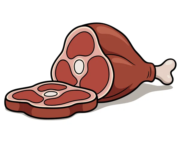 Carne — Vector de stock