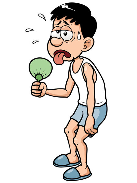 Мультфильм Человек в жаркую погоду
