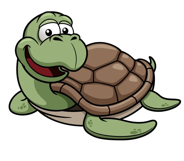 Tortue de bande dessinée — Image vectorielle