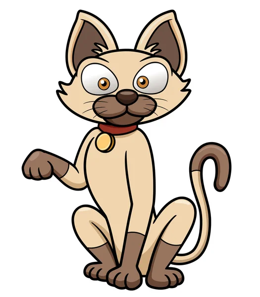 Cartoon kat — Stockvector