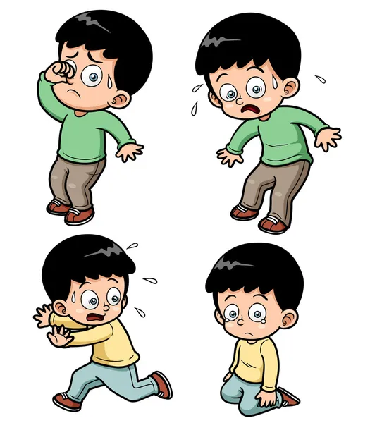 Boy expression set Royalty Free Stock Illustrations
