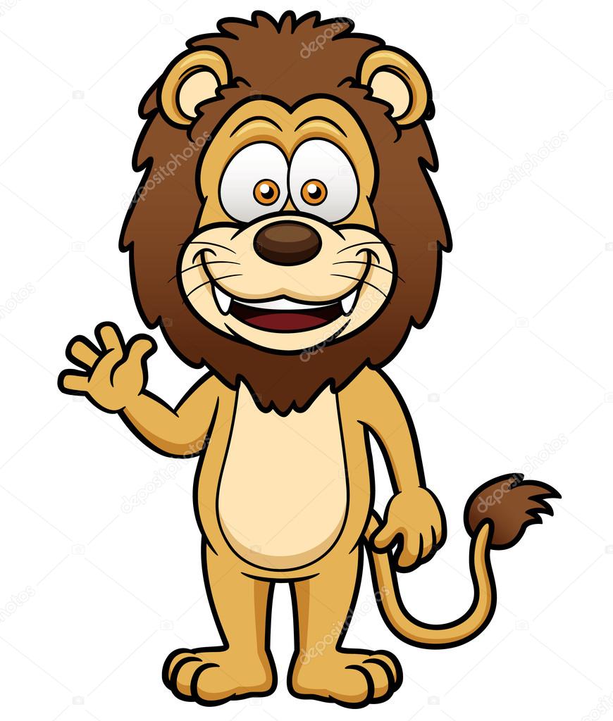 Cartoon lion