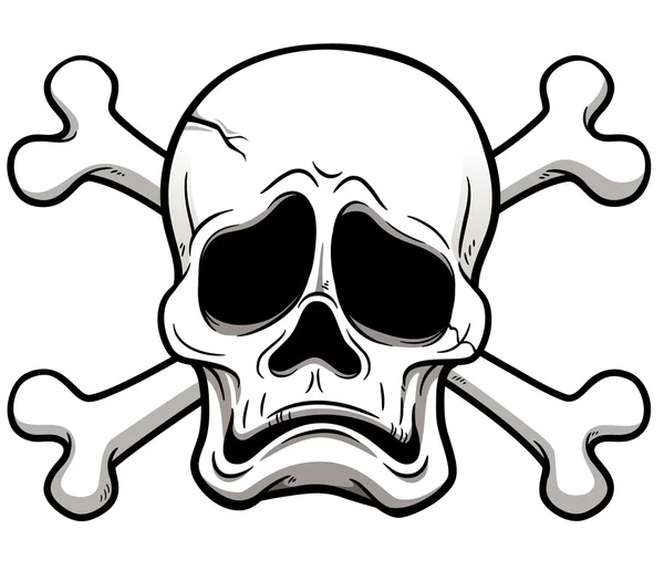 Skull and Crossbones — Stockvector