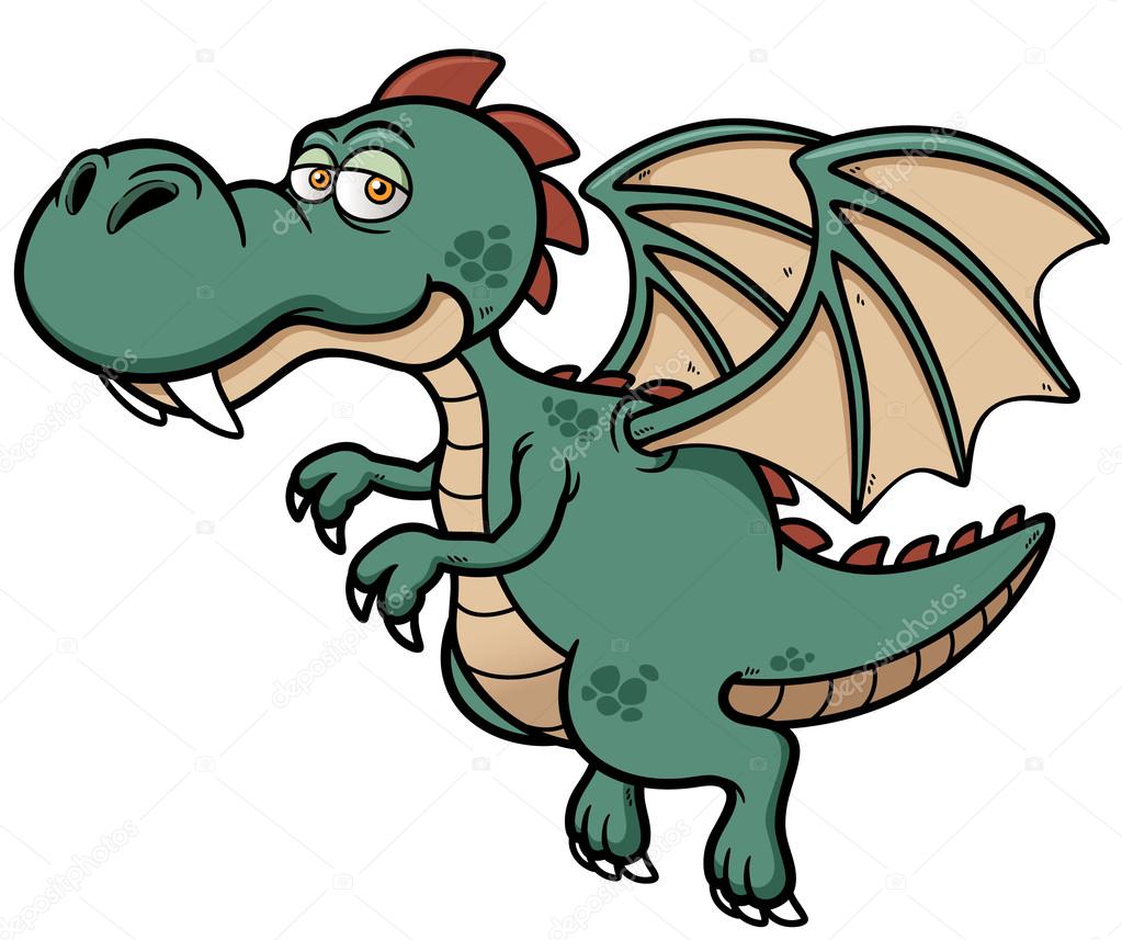 Cartoon dragon