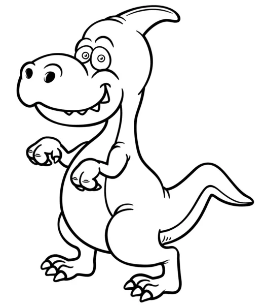 Dinosaure de bande dessinée — Image vectorielle