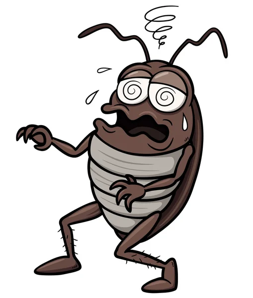 Cartoon cockroach — Stock Vector