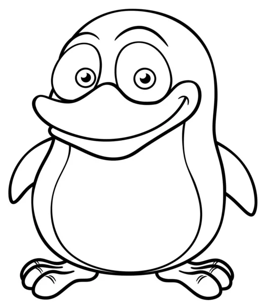 Kreskówka z pingwinem — Wektor stockowy