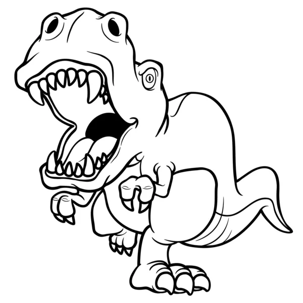 Kreskówka dinozaur — Wektor stockowy