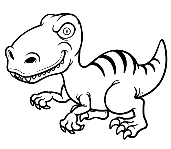 Cartoon dinosaur — Stockvector