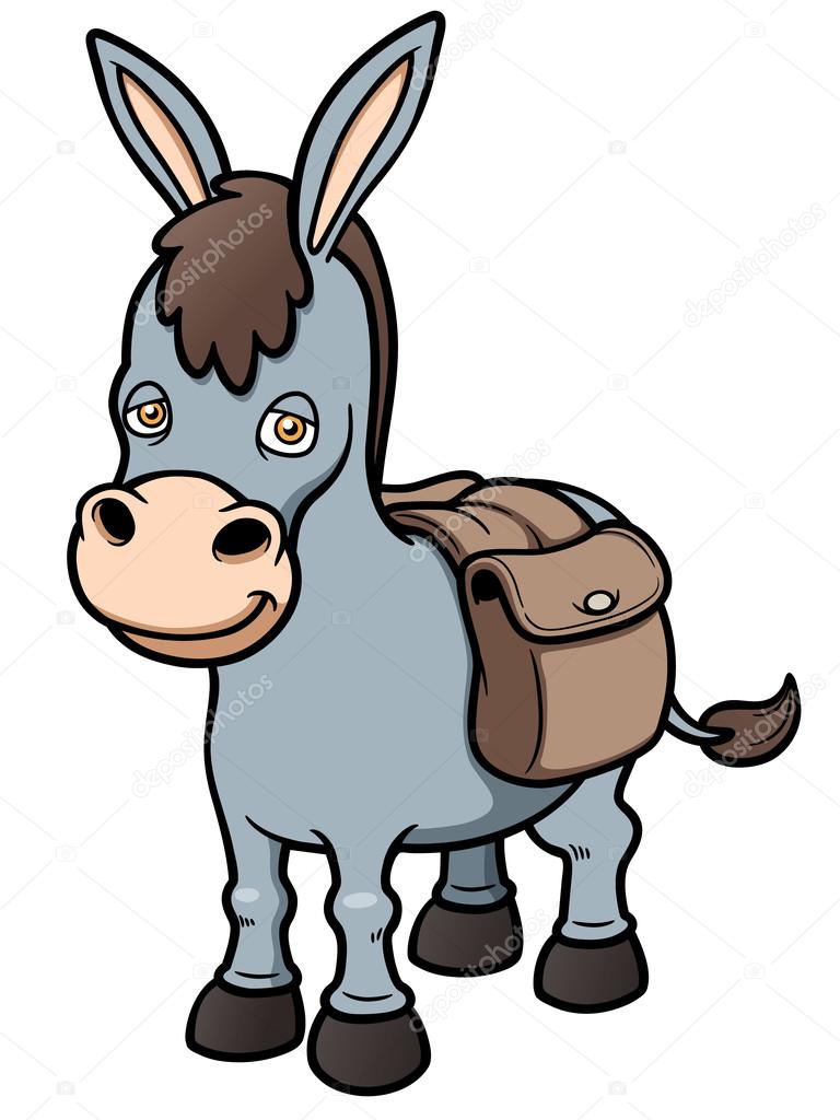 Cartoon burro