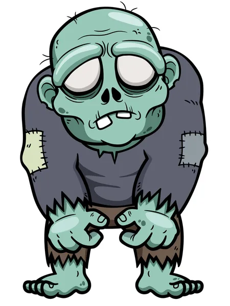 Cartoon zombie — Stock Vector