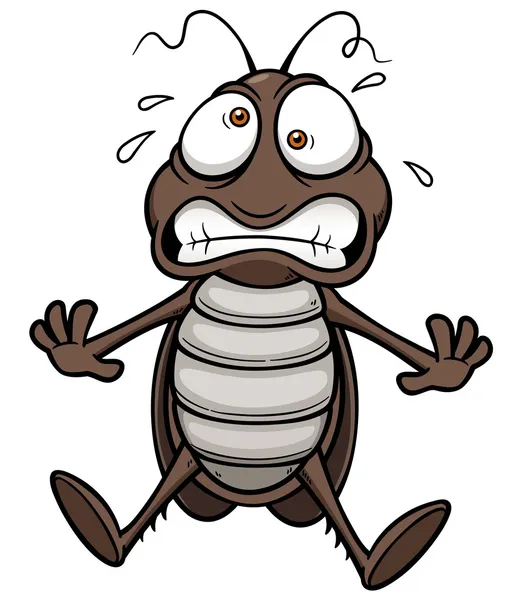 Cucaracha de dibujos animados — Vector de stock