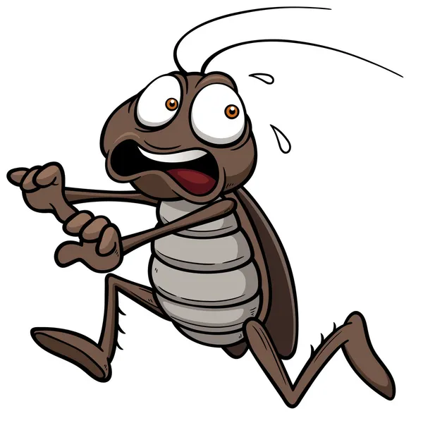 Cucaracha de dibujos animados — Vector de stock