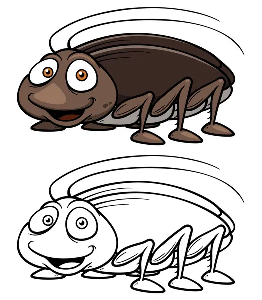 Cartoon cockroach — Stock Vector