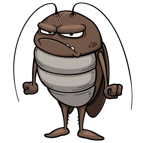 Cucaracha de dibujos animados — Vector de stock