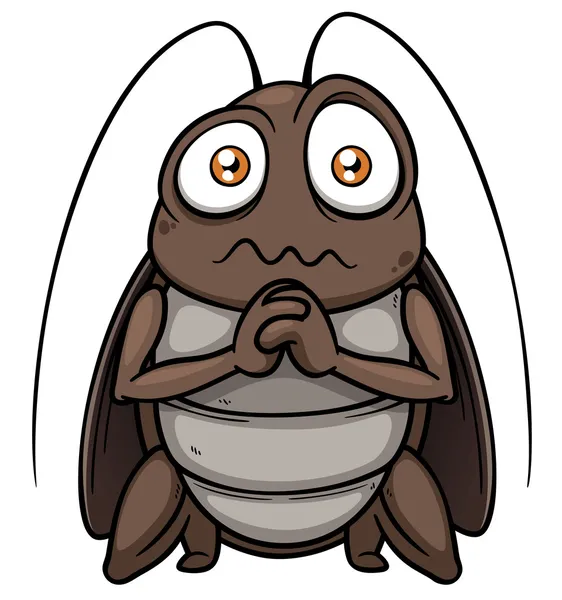 Карикатурный таракан — стоковый вектор