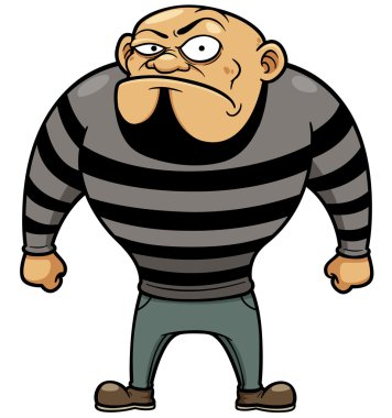 Cartoon Prisoner clipart