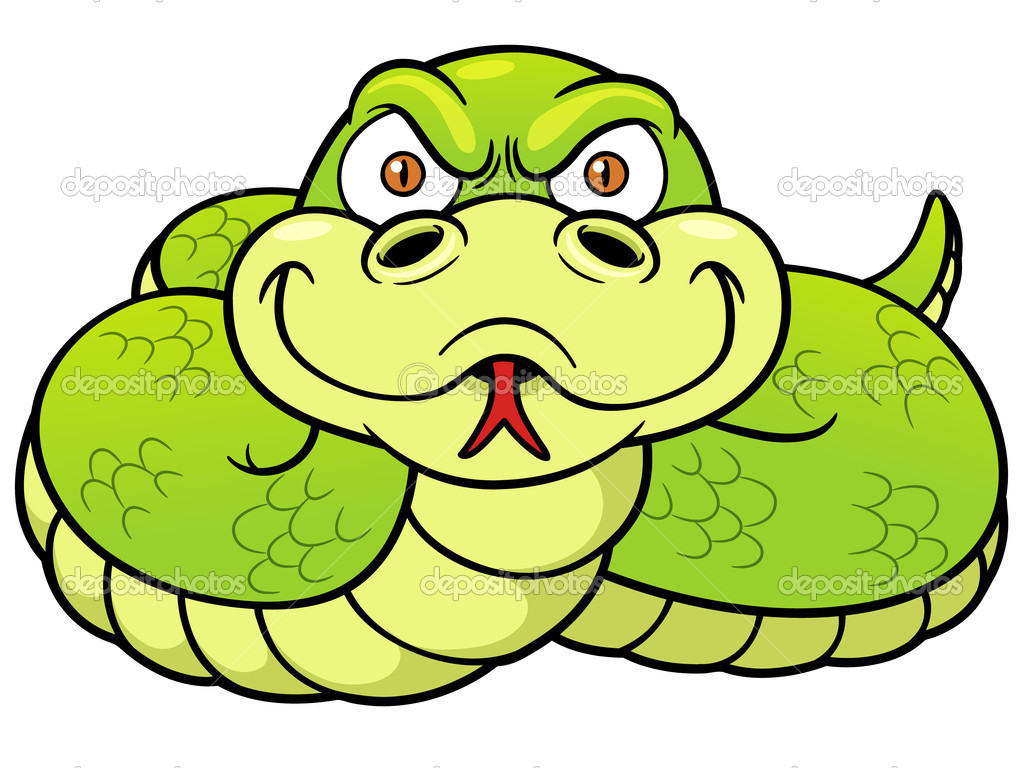 Desenhos Animados Engraçados Da Cobra Ilustração do Vetor - Ilustração de  lingüeta, fofofo: 29185321