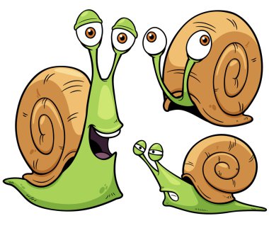 Snail cartoon clipart