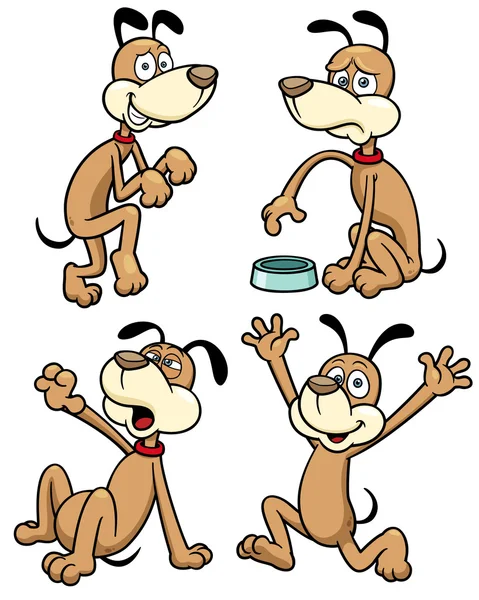 Cartoon hond — Stockvector