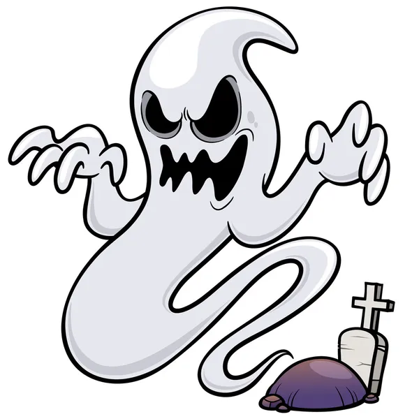 Ghost cartoon — Stock Vector