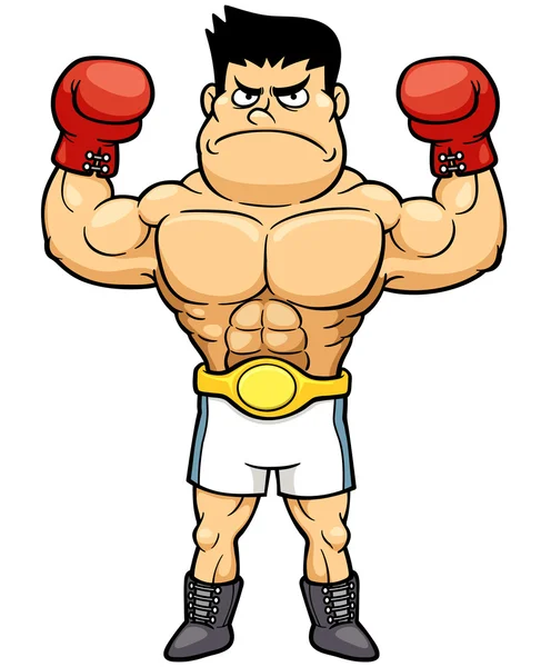 Boxing champion — Stock Vector