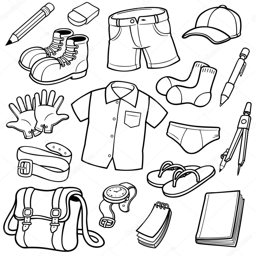 Clothes set Stock Vector Image by ©sararoom #40647091 Clothes set Stock Vector Image by ©sararoom #40647091