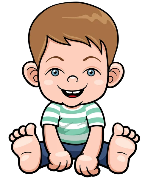 Cartoon Boy — Stock Vector