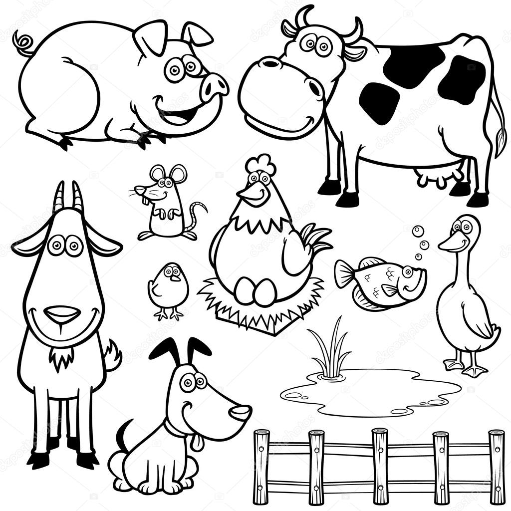 Farm Animals cartoon