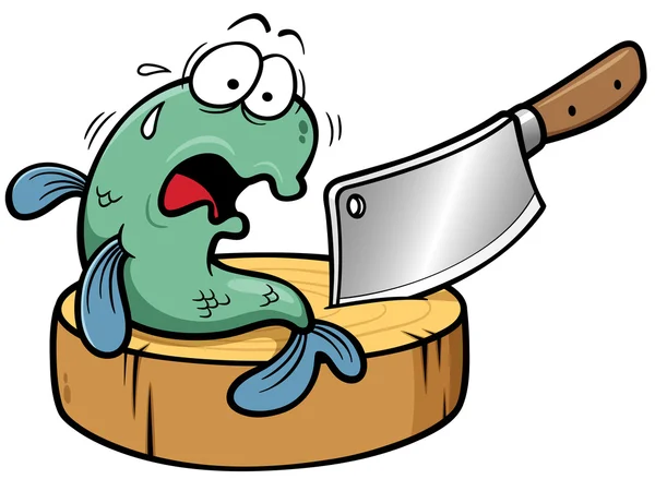 Balık karikatür — Stok Vektör