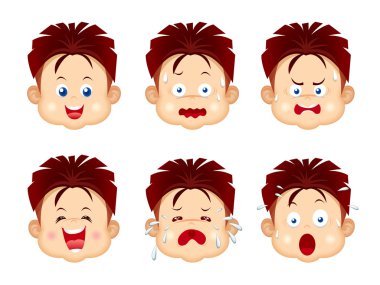 çocuklar yüz ifadeleri