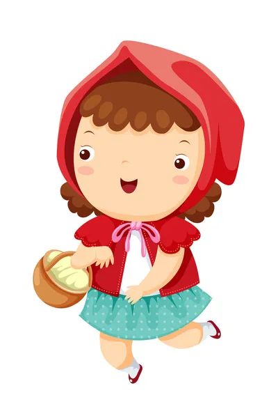 Little Red Riding Hood — Stock Vector
