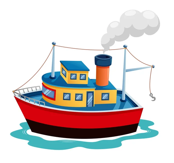 Schip illustratie — Stockvector