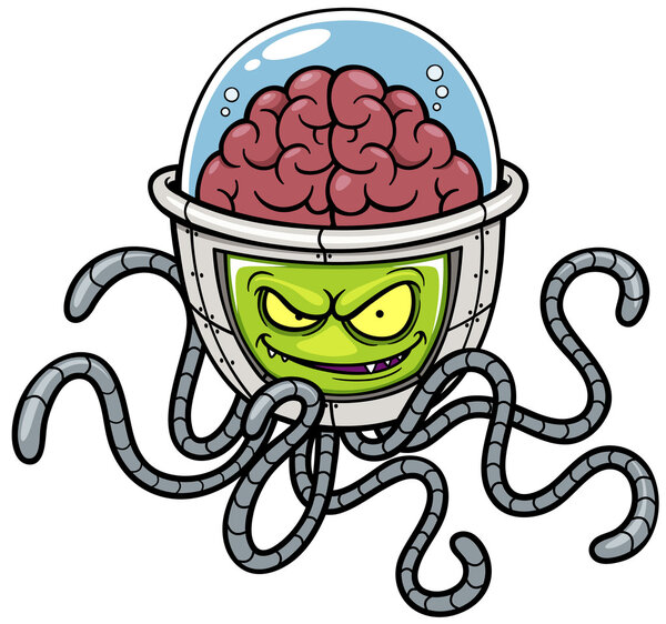 Карикатура на пришельцев
