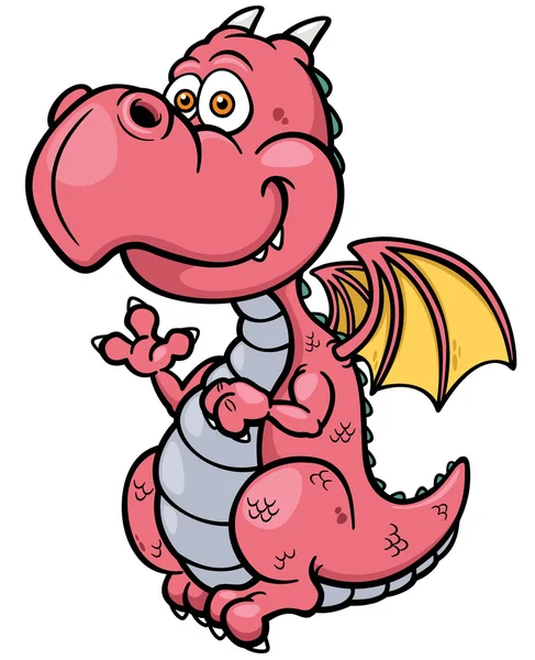 Cartoon dragon — Stockvector