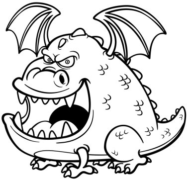 karikatür dragon