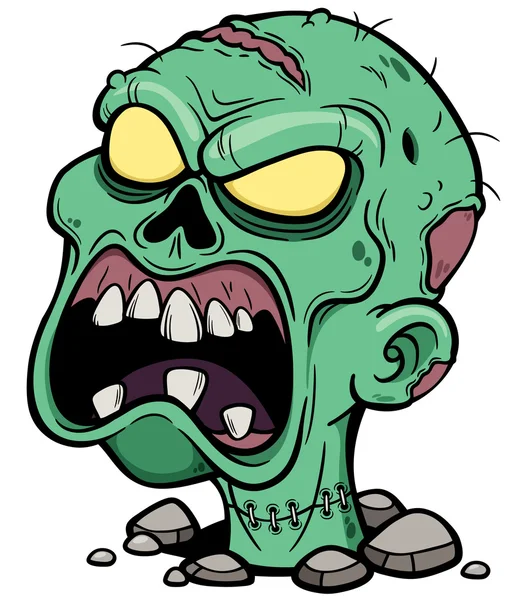 Kreslený zombie — Stockový vektor