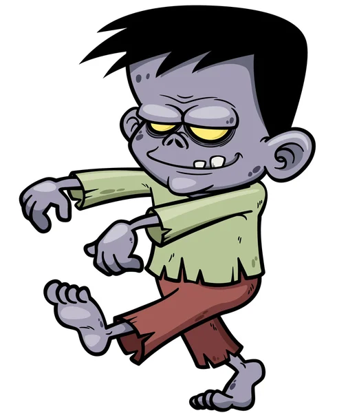 Cartoon zombie — Stockvector