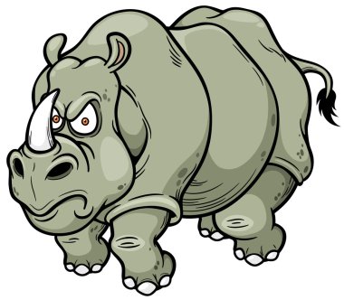 karikatür gergedan