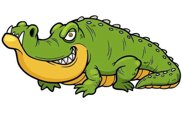 Cartoon krokodil — Stockvector